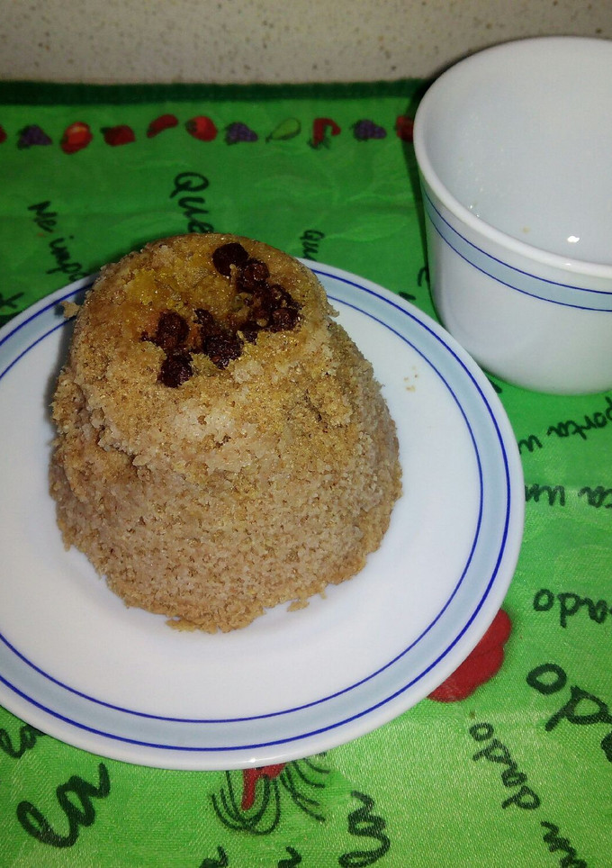 Una foto de Bizcocho a la taza con microondas