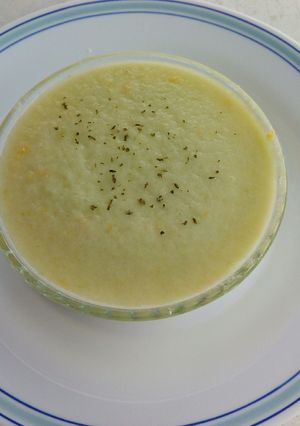 Una foto de Gazpacho de melón