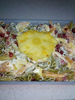 Una foto de Ensalada de plumas vegetales para tupper