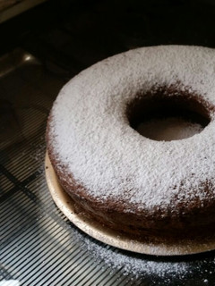 Una foto de Torta liviana de café