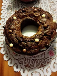 Una foto de Bizcochón de chocolate