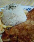 Pechuga de pollo con miel y mostaza