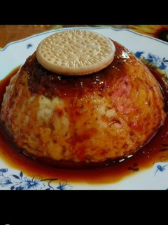 Una foto de Flan de galletas Maria