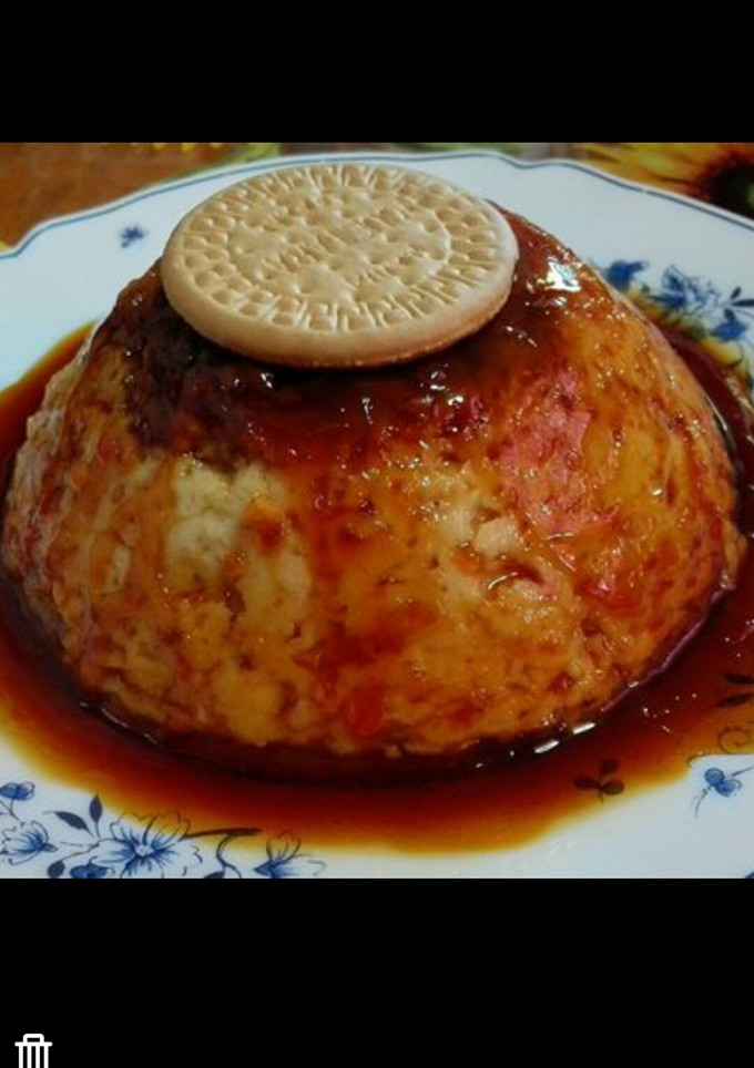 Una foto de Flan de galletas Maria 