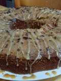 Bizcochón con chocolate y sirope de toffee