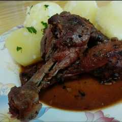 Una foto de Pollo en adobo estilo canario!!