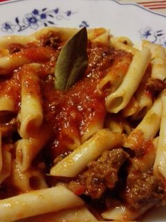 Una foto de Macarrones con carne a mi gusto