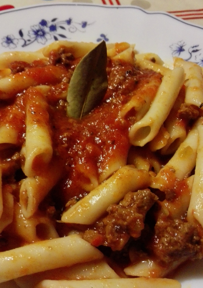 Una foto de Macarrones con carne a mi gusto