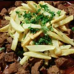 Una foto de Carne fiesta estilo canario