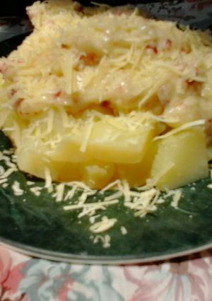 Foto resep kentang tabur cream chesse kornet