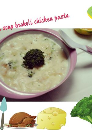 Foto resep cream soup brokoli pasta