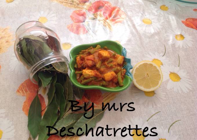 Cara praktis bikin Mattar paneer(keju segar/curd cheese) gravy  spesial