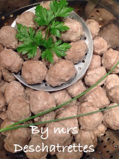 Foto resep Bakso sapi ala mrs Deschatrettes