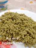 Pasta fresh basil pesto