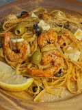 Shrimp linguine