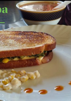 A picture of Corn Sandwich.