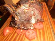 Una foto de bistec de costilla
