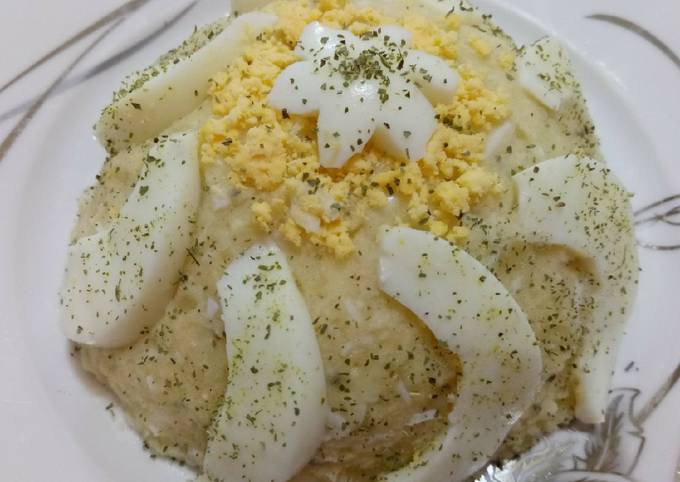 طرز تهیه پوره سیب زمینی با تخم مرغ🌟 ساده و خوشمزه توسط بهاره - کوکپد