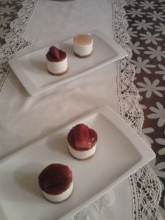 Una foto de Tartitas rápidas de queso