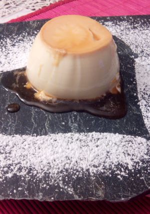Una foto de Panna cotta