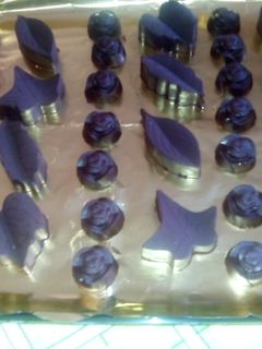 Una foto de Bombones rellenos de crema de toffee