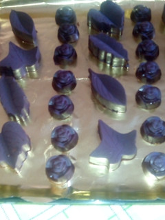 Una foto de Bombones rellenos de crema de toffee
