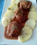 Carrilleras guisadas en salsa de vino tinto