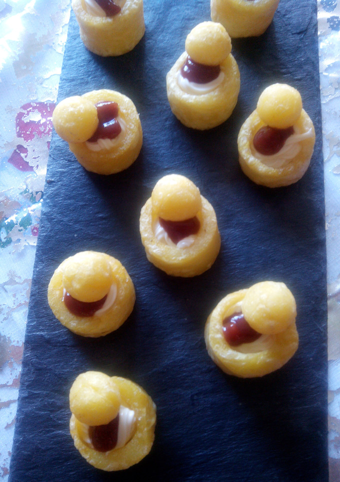Una foto de Patatas bravas al estilo de Sergi Arola