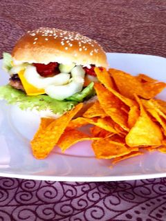 Una foto de Hamburguesa de carne de res