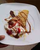 Crepas de frutos rojos