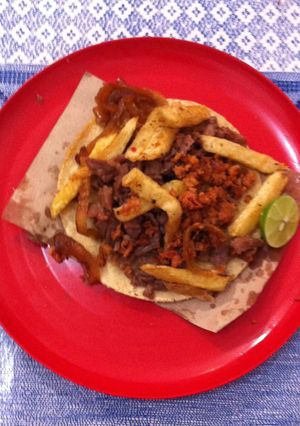 Una foto de Tacos campechanos 