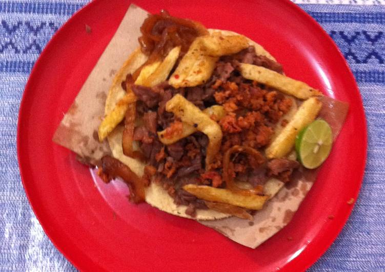 Tacos campechanos Receta de MELY CATERING Cookpad