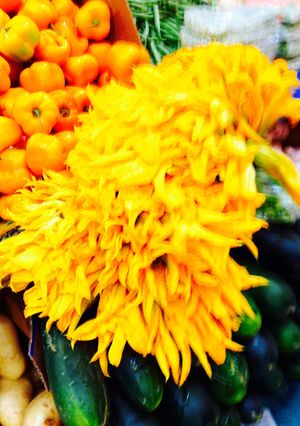 Una foto de Flores de calabaza