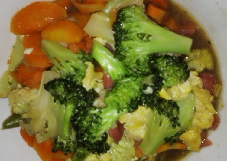 Cara mudah mengolah Capcay Brokoli Hijau, Bisa Manjain Lidah