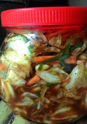 Foto resep Emergency Kimchi (Yangbaechu-kimchi 양배추김치)