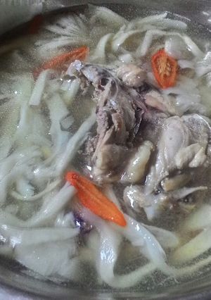 Foto resep Sup Ayam Jamur Tiram