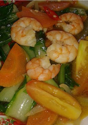 Foto resep tumis sawi berkuah