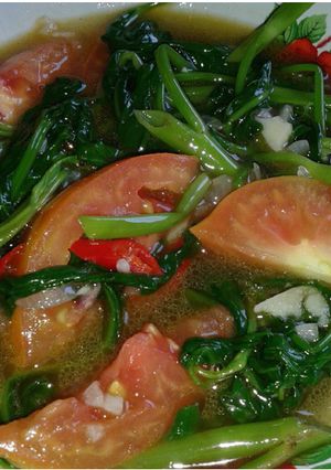 Foto resep tumis kangkung