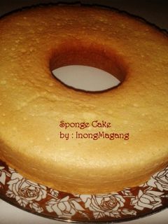 Foto resep bolu / sponge cake