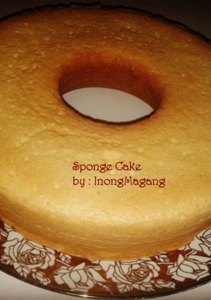 Foto resep bolu / sponge cake