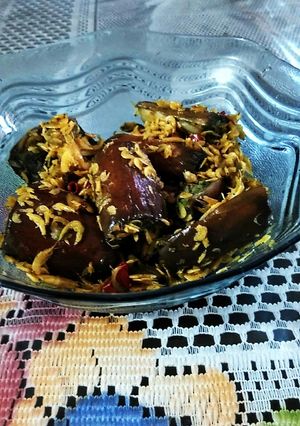 Foto resep Terong rebon ala Mak Uwo