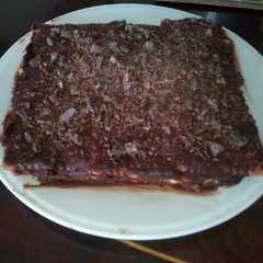 Una foto de Tarta de galletas y chocolate