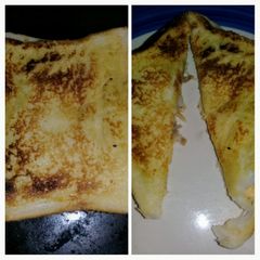 A picture of Chicken Roast & Cheese Toast.