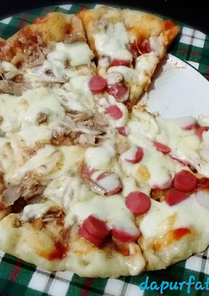 Foto resep Pizza mudah tanpa oven 