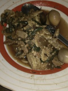 Foto resep Oseng jagung muda dan telur puyuh