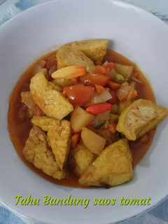 Foto resep 12#Tahu Bandung Saos Tomat