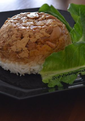 Foto resep Nasi Tim TJ (Tahu Jamur)