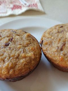 A picture of Apple Cinnamon Protein Muffins.