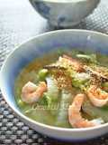 Shrimp and Napa Cabbage Sapporo Ichiban Salt Ramen with Thickened Sauce