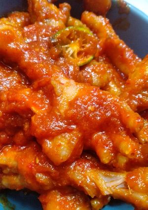 Foto resep Ceker Mercon Bumbu rempah